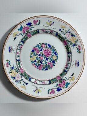 PUIFORCAT LIMOGES Dessert Plate / TUNG HAI / Rare Discontinued FRENCH PORCELAIN